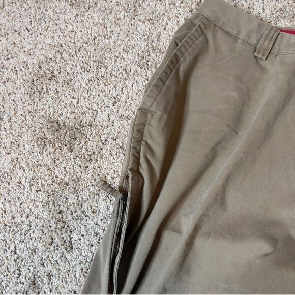 Dockers Men’s Tan Flat Front Relaxed Fit Mobile Pocket Chino Pants Size 42/30 - Picture 6 of 8